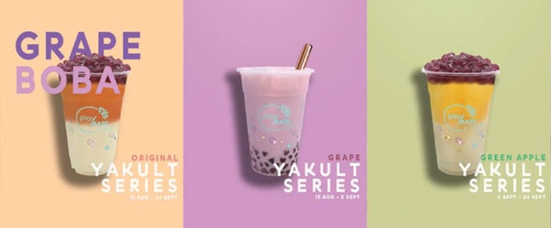 (M) Grape Yakult Green Tea + Original Egglet