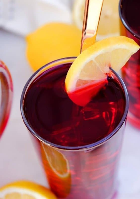 Hibiscus Flower Lemonade