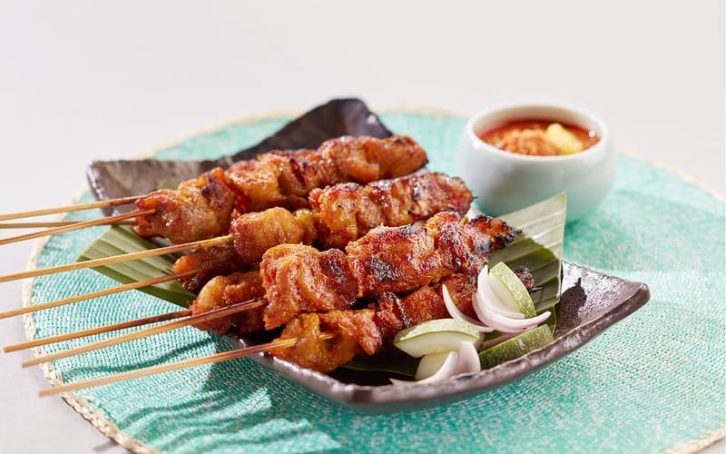 Satay Chicken Skewers (3pcs)