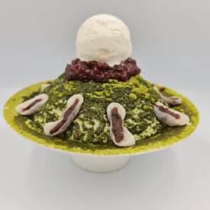Green Tea Mochi Bingsu