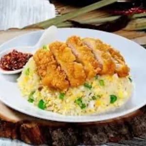 chicken cutlet fried rice