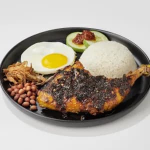 Nasi Lemak Ayam Kecap Sambal