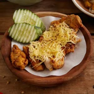 Ayam Geprek with Rice