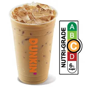 Iced Caramel Swirl Latte (no toppings)