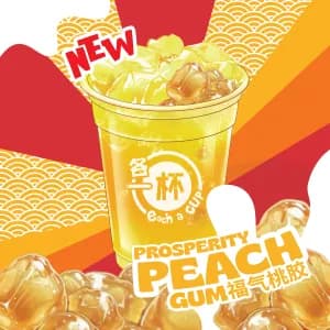 NEW! Prosperity Peach Gum Green Tea