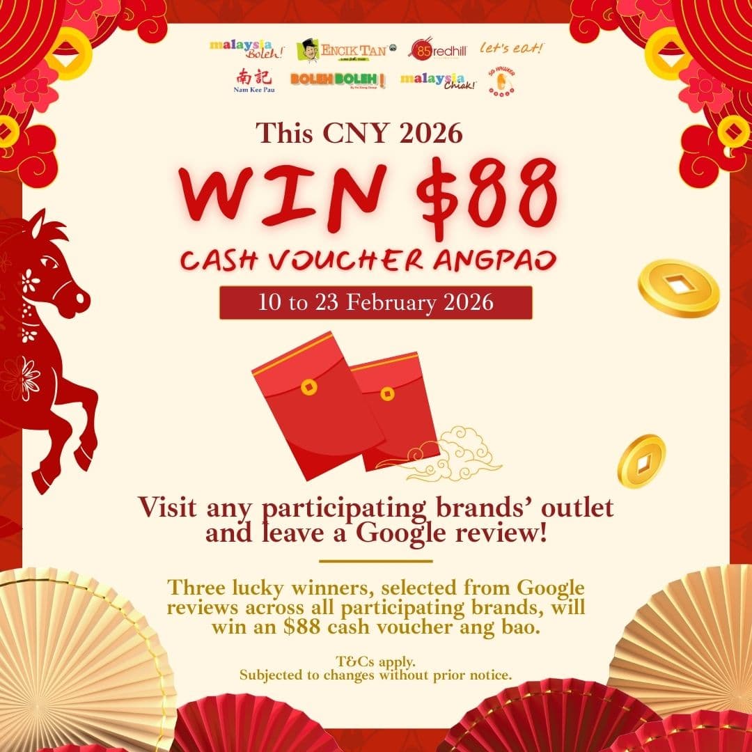 Win $88 Cash Voucher this CNY 2026