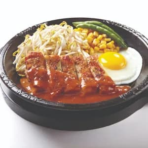 Pepper Chicken Steak with Egg