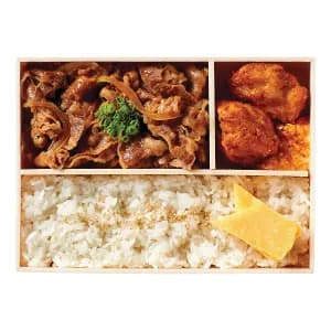 Beef & Spicy Chicken Bento