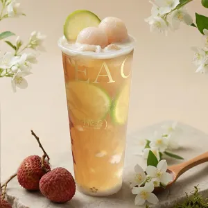 F09 荔枝茉莉冰柠茶 Lychee Jasmine Iced Lemon Tea