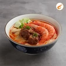 A2 Big Prawn and Braised Pork Rib Shrimp Ramen 大虾猪软骨虾皇汤面 - Set