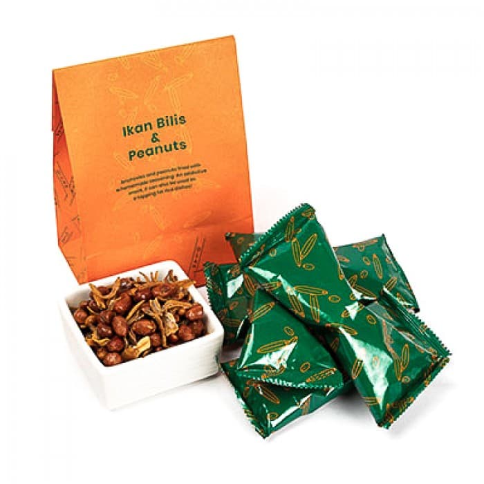Ikan Bilis & Peanuts, 4x 50g