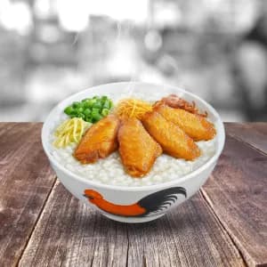11. Golden Sesame Wing Congee