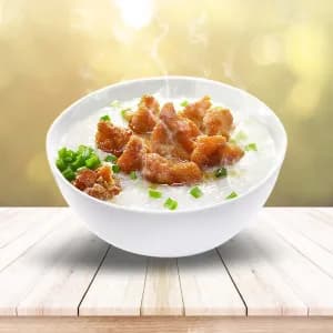 18. Popcorn Chicken Congee
