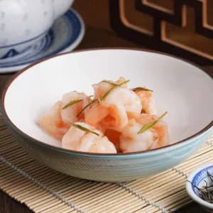 Prawns Infused with Yuhua Tea