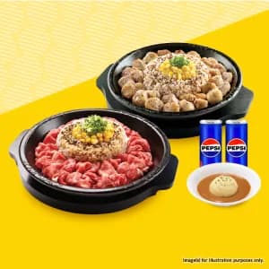 1 Jumbo Beef PR + 1 Jumbo Chic PR Set.