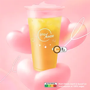 (L) Pink Kiss Cheese Foam Osmanthus Oolong Tea
