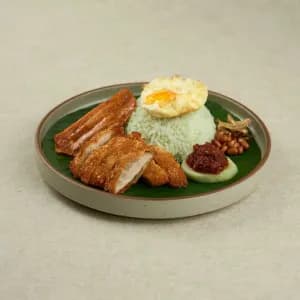 Nasi Lemak Set 3 - Chicken Cutlet