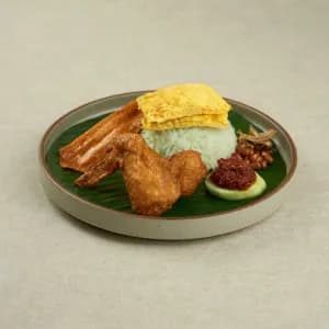 Nasi Lemak Set 2 - Chicken Wing