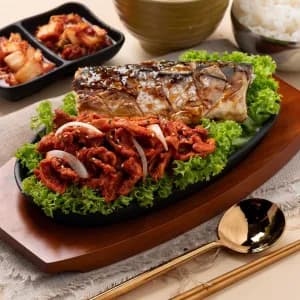 11 Saba Fish + Chicken Bulgogi