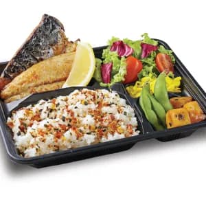 Grilled Mackerel Bento