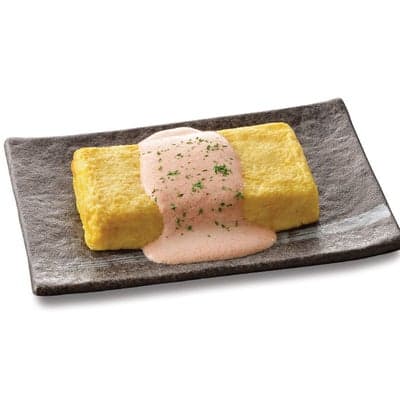 Homemade Rolled Omelette with Mentai Mayo Sauce