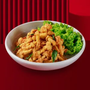 Pork Floss Salted Egg Crispy Shimeiji