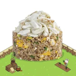 Black Pepper Fried Rice with Wild-Caught Crab Meat