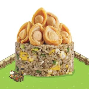 Black Pepper Fried Rice with Premium Braised Abalone