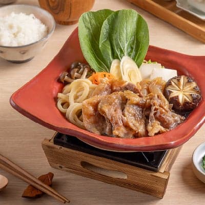 Beef Sukiyaki with Rice (D)