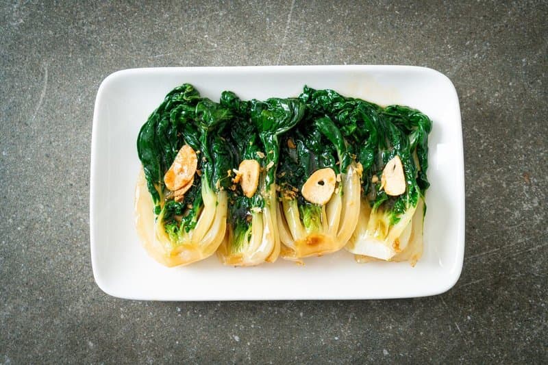 Baby Cabbage with Minced garlic 蒜茸奶白菜