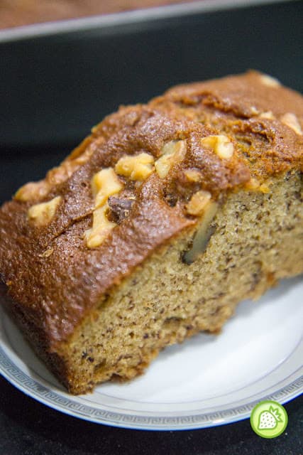 Banana Walnut Loaf Cake From