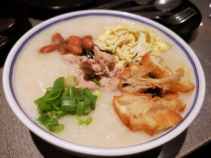 Century Egg with Minced Pork Porridge