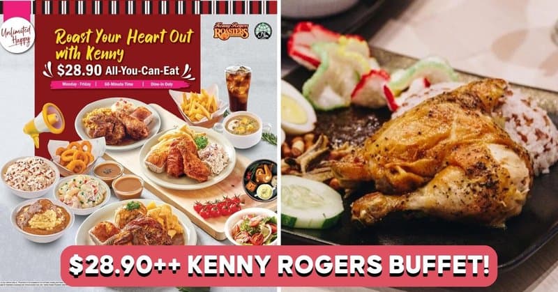 Kenny's Crispy Golden Chicken Rice Bento 6 Set