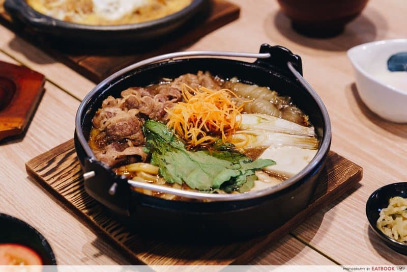 Meat-free Sukiyaki Teishoku