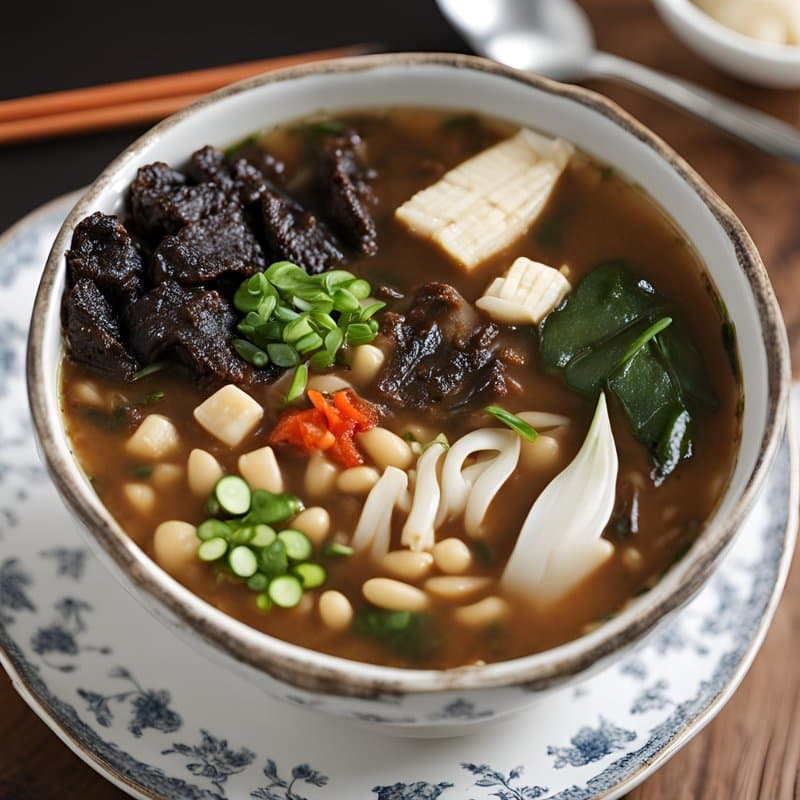Spicy Bean Paste Soup