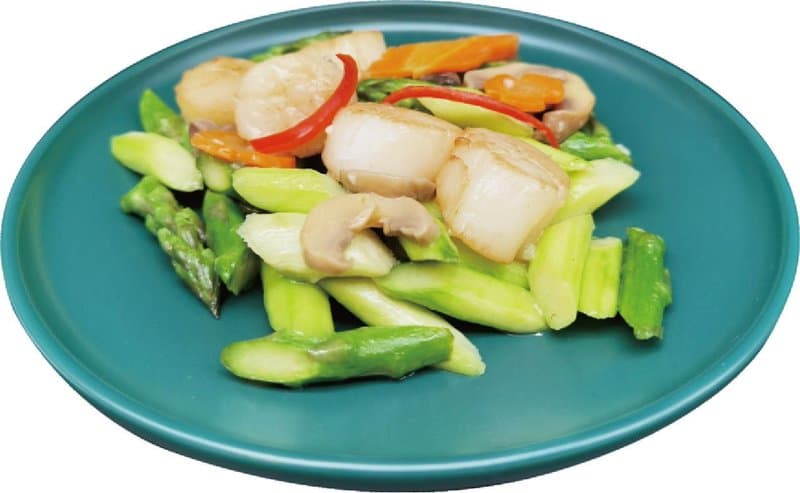 Stir-fried Scallop with Asparagus (Per portion) 芦笋炒带子 (每份)
