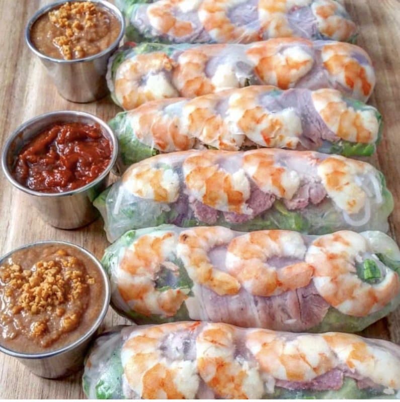 Summer Rolls with Shellfish Crab