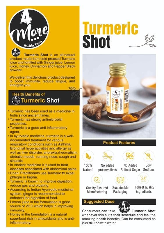 Turmeric SHOTs Bundle (15 Bottles)