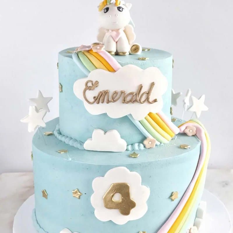 Unicorn Rainbow Cake