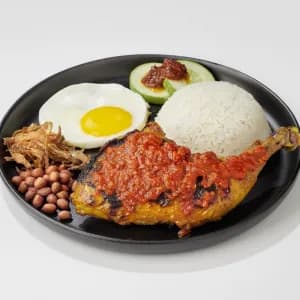 Nasi Lemak Ayam Balado
