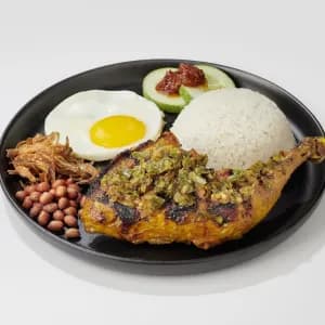 Nasi Lemak Ayam Cabe Ijo