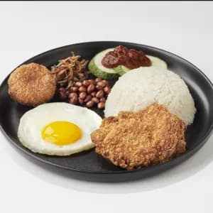 Nasi Lemak Chicken Fillet Set