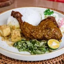 Ayam Bakar Padang with Rice