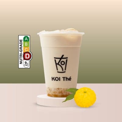 Yuzu Green Milk Tea (Large)