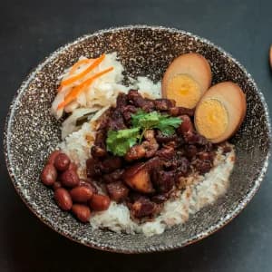 Braised Pork Rice 卤肉饭