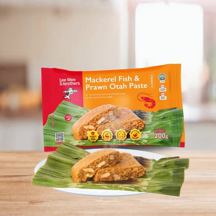 Frozen Mackerel Fish & Prawn Otah Paste 200g