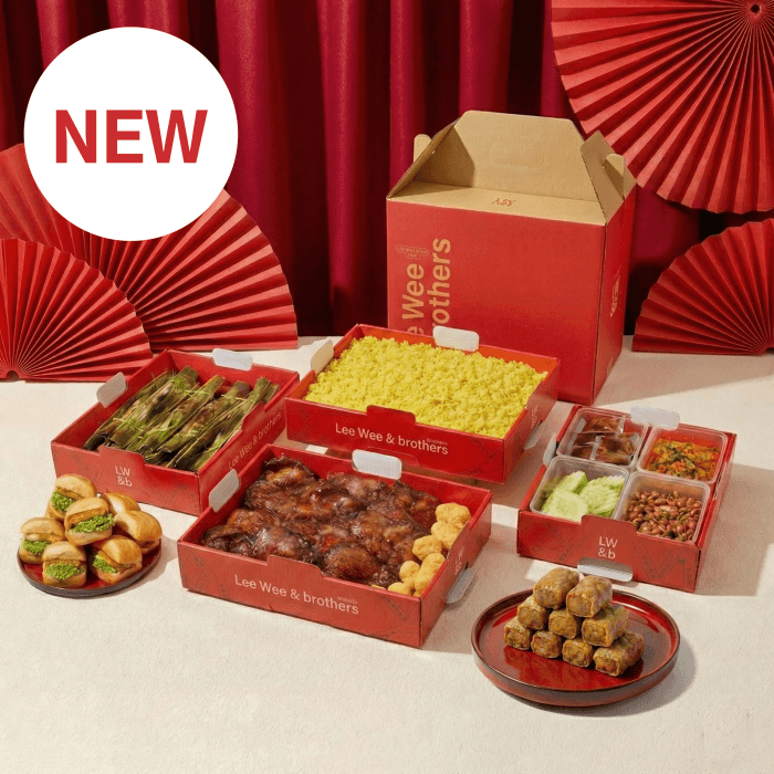 Smoky Garlic Honey Chicken Thigh Prosperity Set for 15 pax + Otah Mantou (16 pcs)