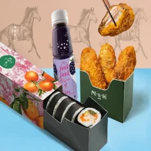 MEGA D.I.Y SPICY SEAWEED CHICKEN WING MEAL - SUSHI