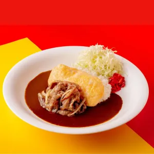 Yaki Beef Omelette Curry
