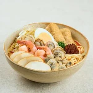 Laksa Deluxe (Scallop & Prawns & Clams)